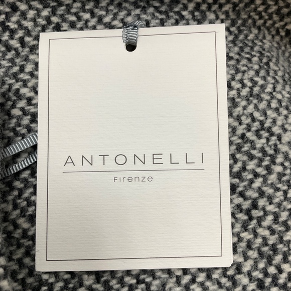 ANTONELLI FIRENZE GREY FABRIANO GILET LONG TWEED VEST - Picture 6 of 7